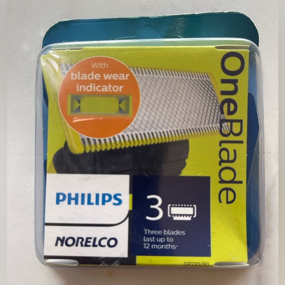 Philips Grooming New Pack Philips Norelco Qp2380 One Blade Replacement Blades 3 Blades Total